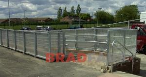 external balustrading is fabricated in mild steel, BRADFABS fabricated handrial and balustrading