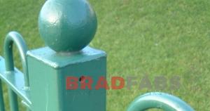 Safety Railings with Painted Finish by Bradfabs