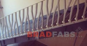 Steel Staircase Bespoke Fabrication in Leeds