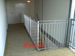 Steel balustrading installed in leeds, Balustrade fabricated and installed by Bradfabs