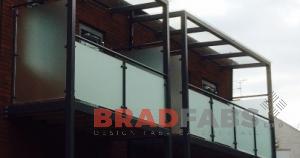 Steel balcony fabricated by BRADFABS in West Yorkshire