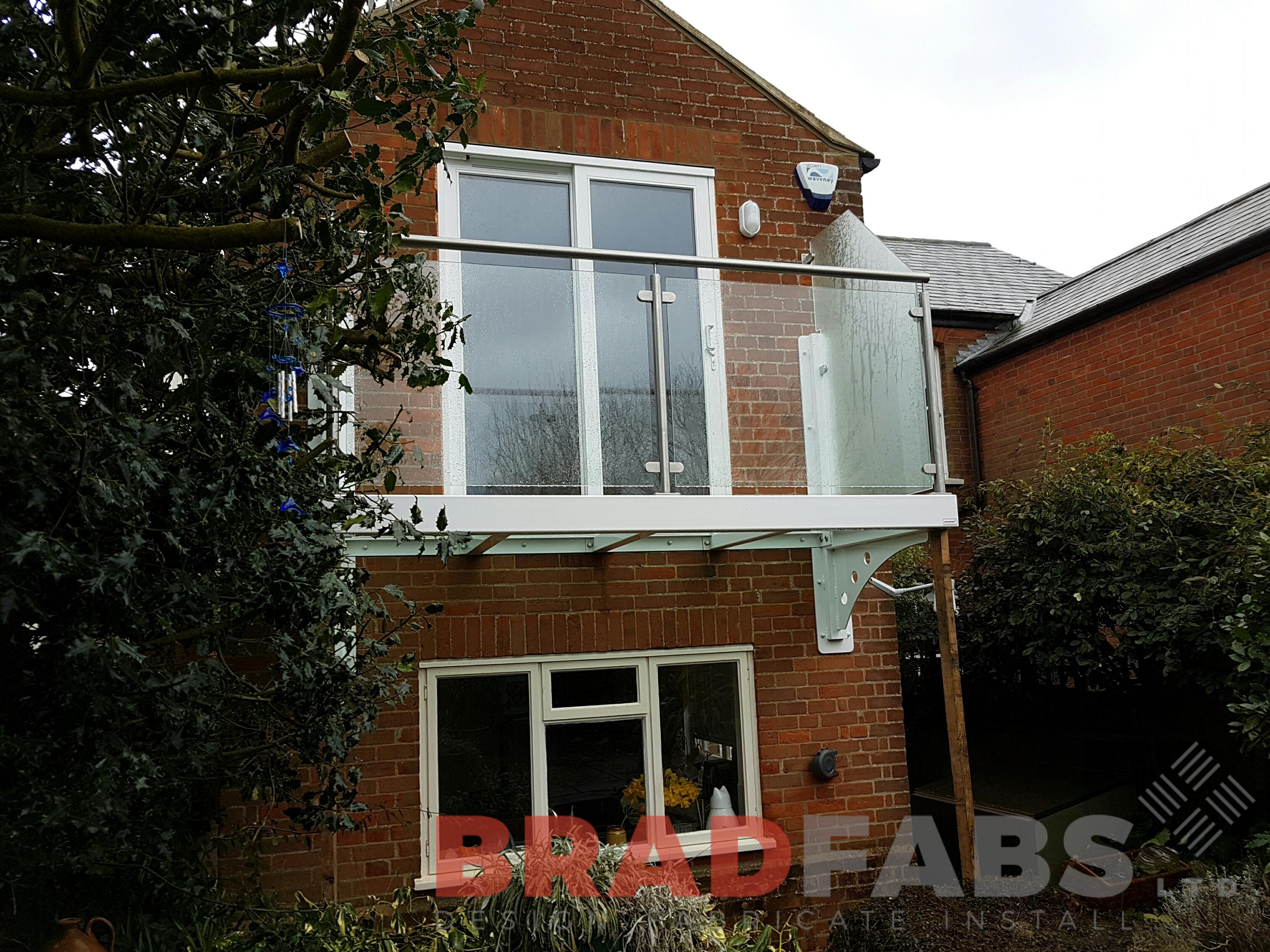 Balcony for views onto the garden