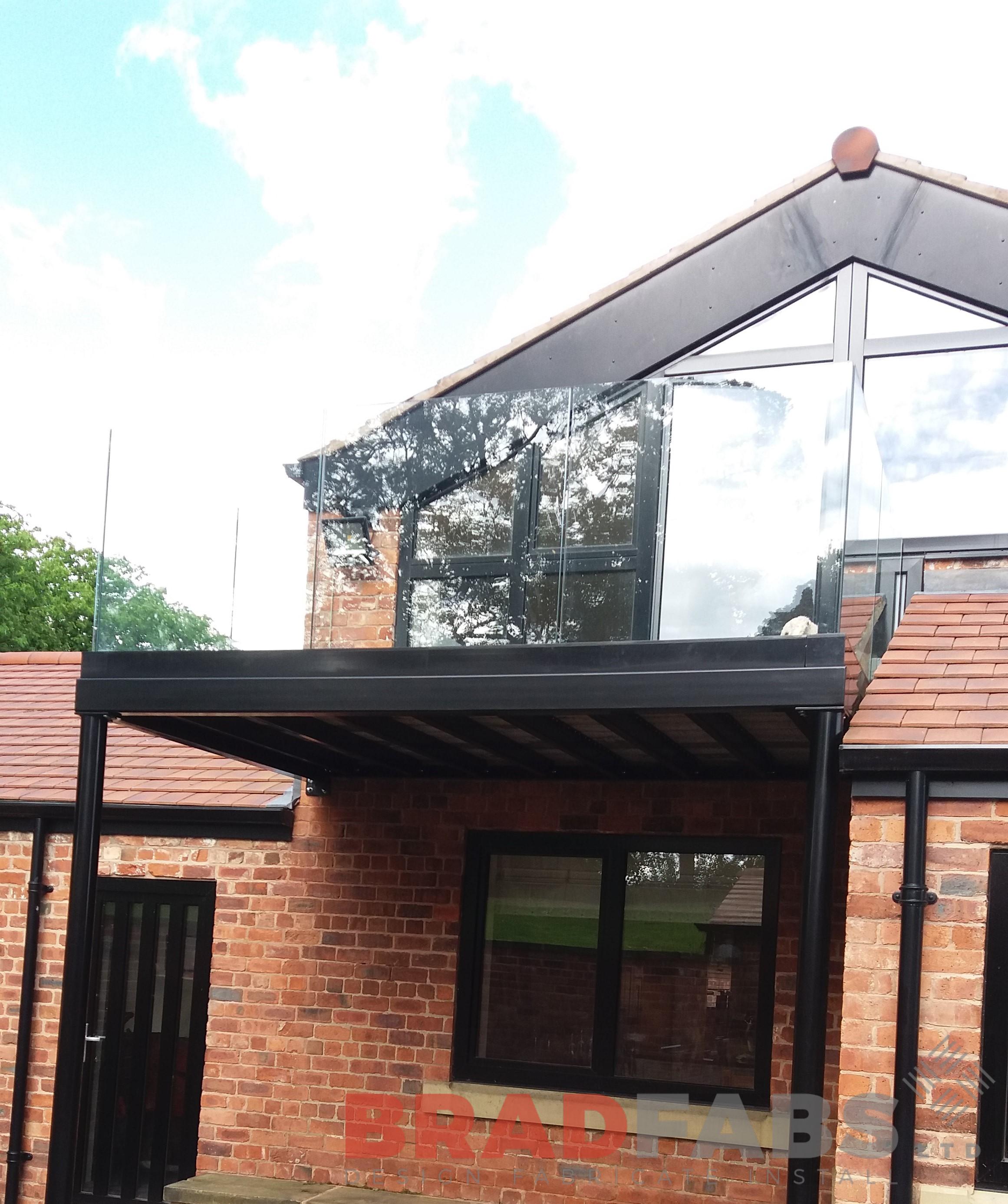 modern garden balcony