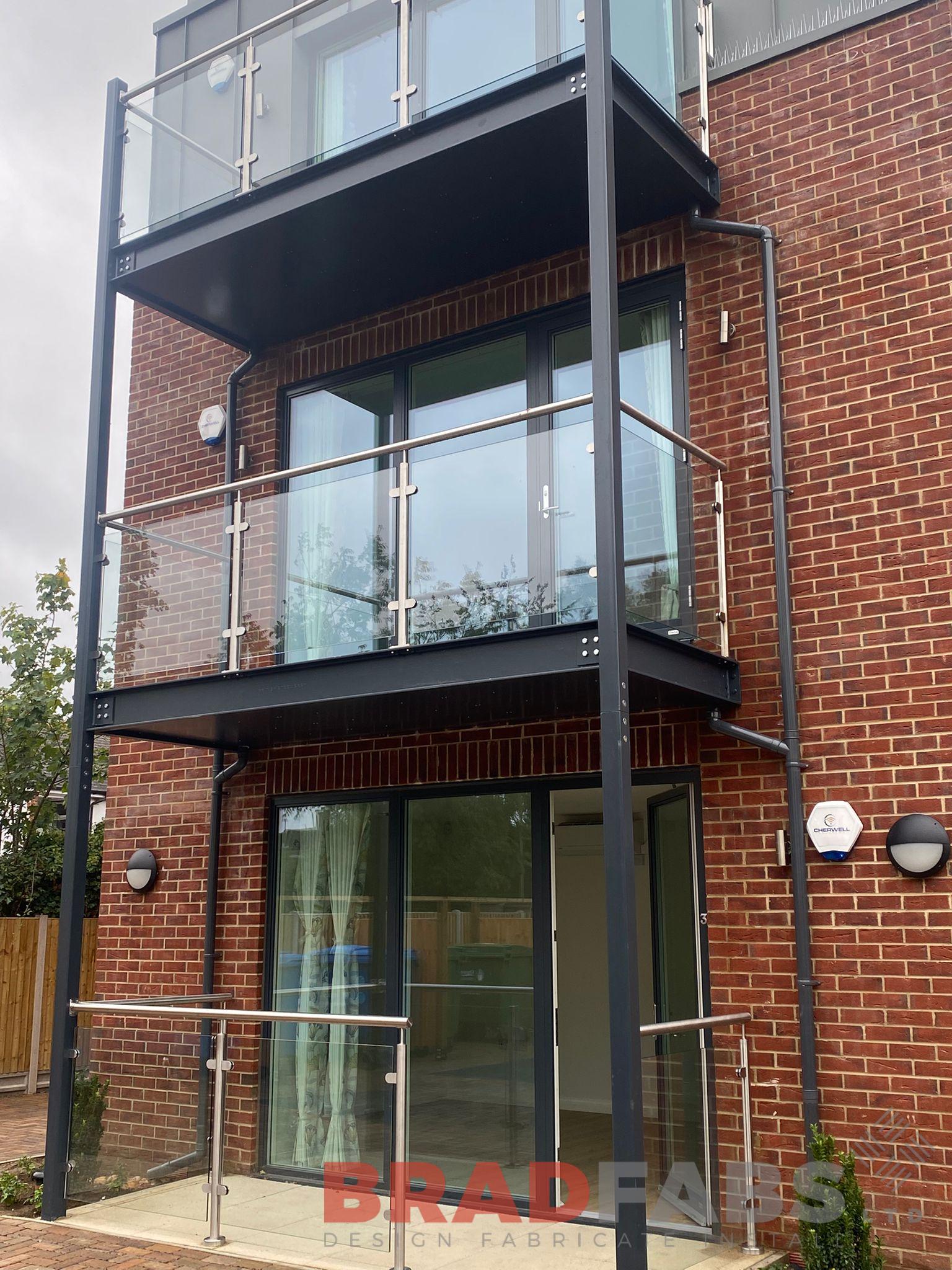 Triple Stacked Balcony | Supply & Installation | Galvanised & Powder Coated