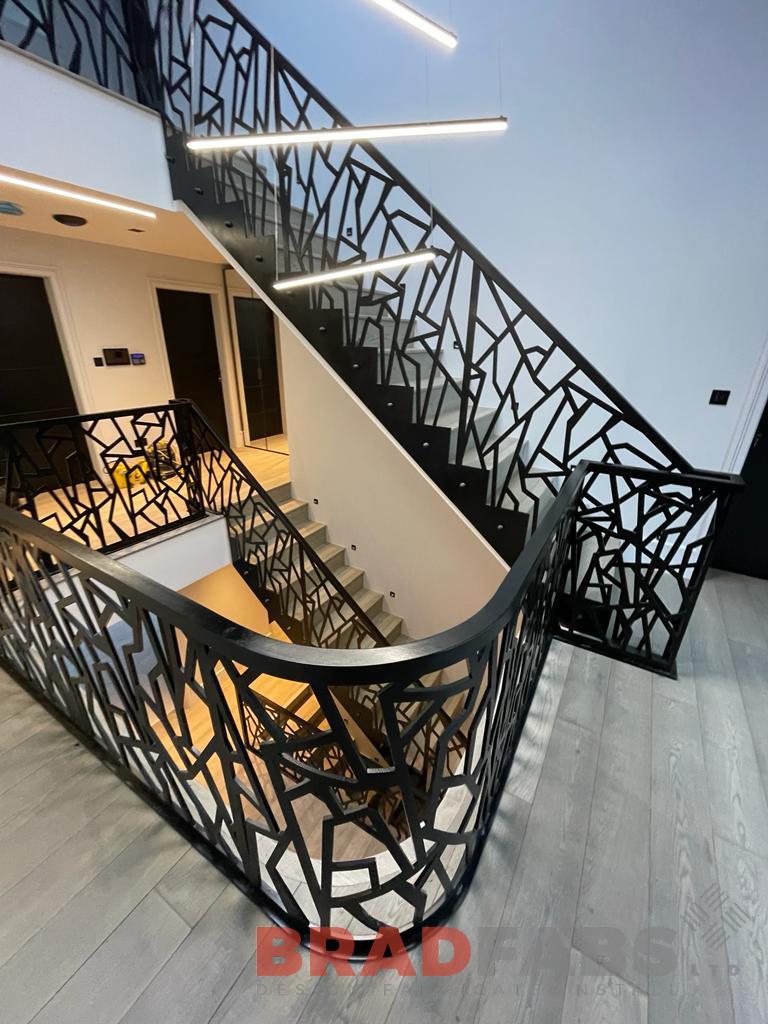 Balustrade by bradfabs, laser cut balustrade, bespoke fabrication