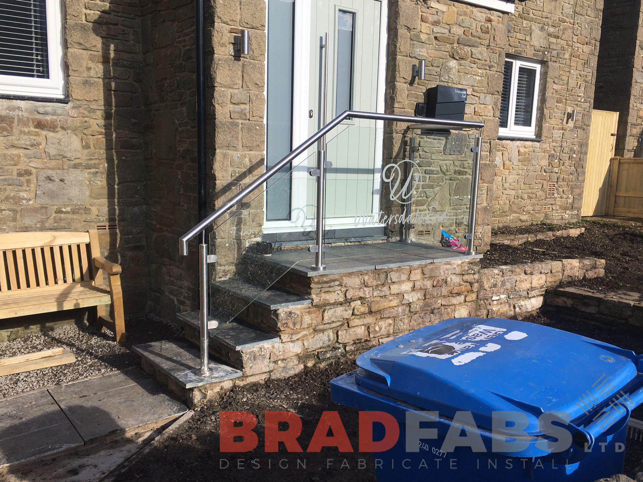 stainless steel and glass balustrade for a commercial project by bradfabs 