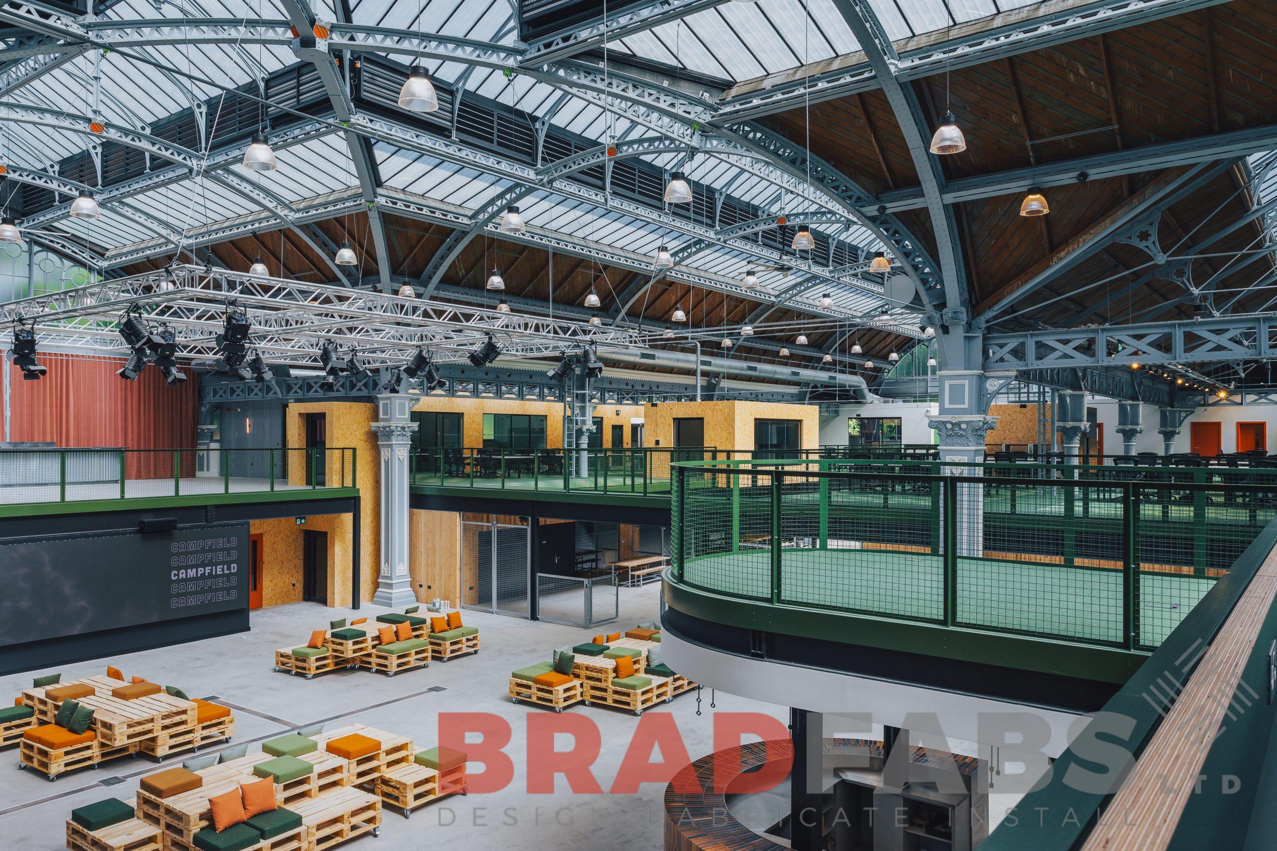 Campfield Markets in Manchester new balustrading