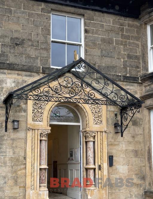 Ornate Entrance Canopy in Leeds