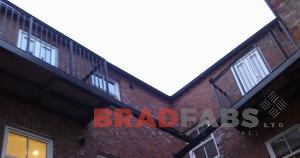 steel balcony fabricated by bradfabs in west yorkshire