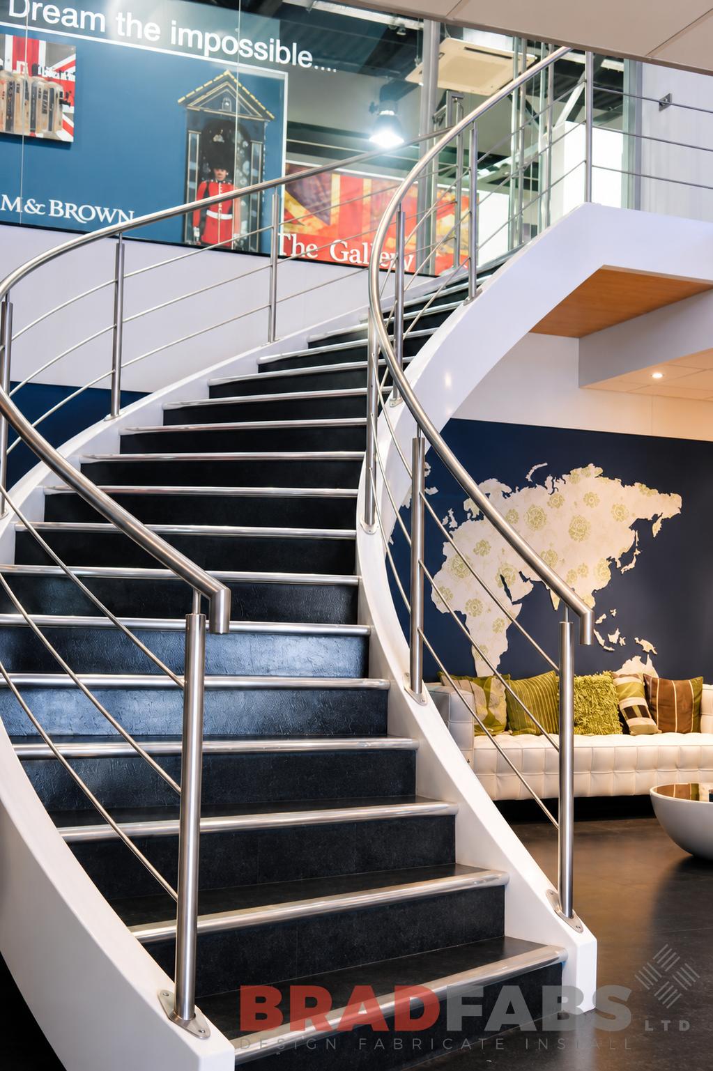 helix stainless steel stairs blackburn