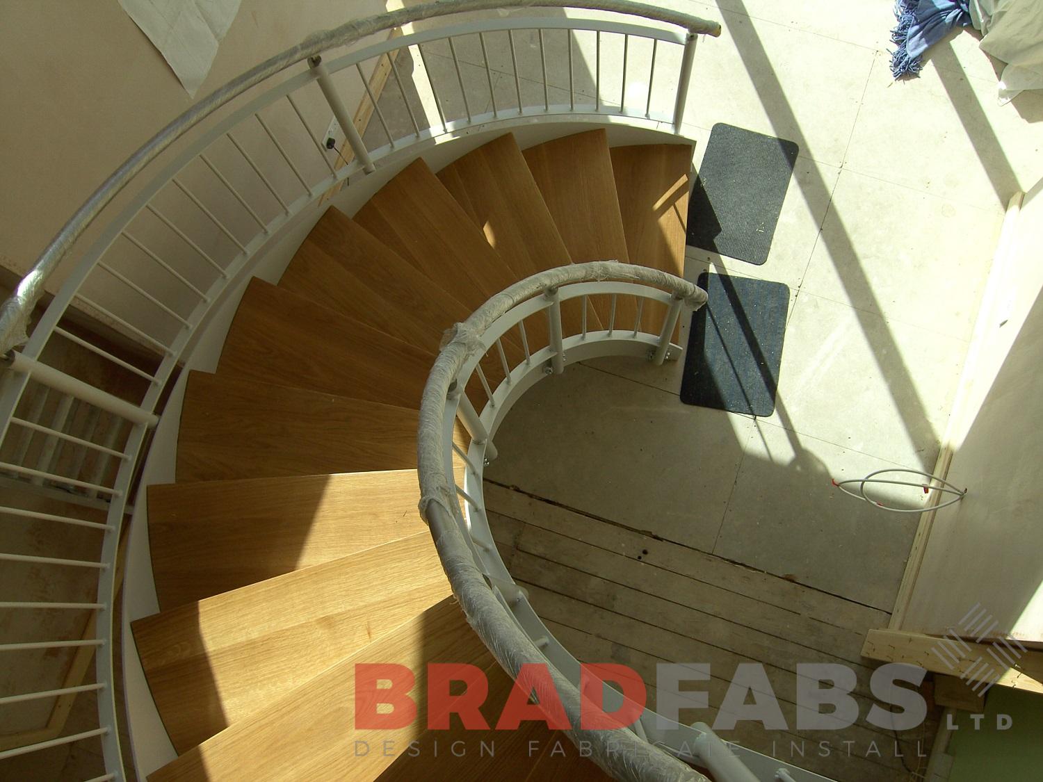Helix Staircase manufactured by Bradfabs