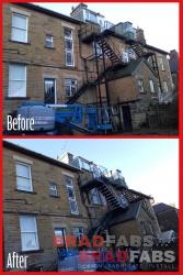 Steel fire escapes - uk Wide