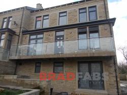 Cantilevered Balcony with stone floor