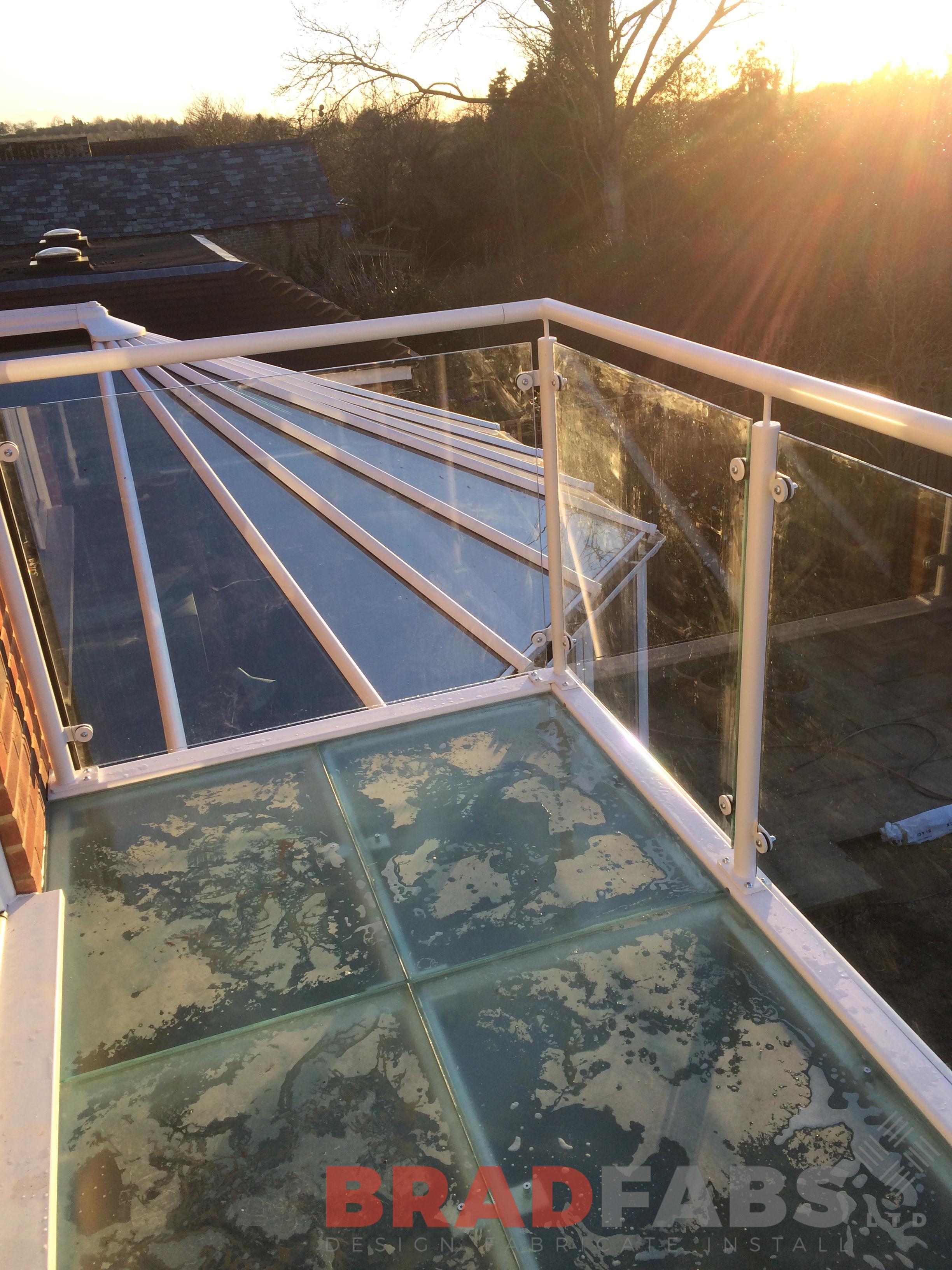 Glass floor balcony by bradfabs