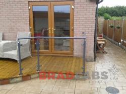 BRADFABS designed and manufactured this patio balustrade. Installed in Huddersfield, West Yorkshire.