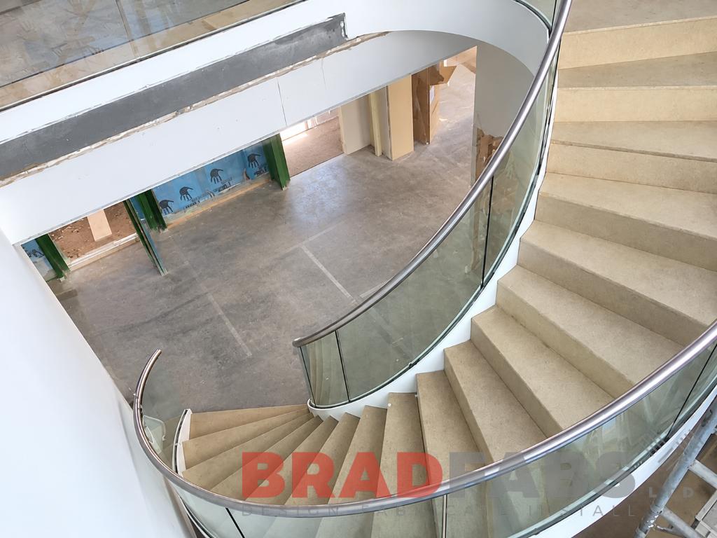 Curved Staircase by Bradfabs on Avon Castle 