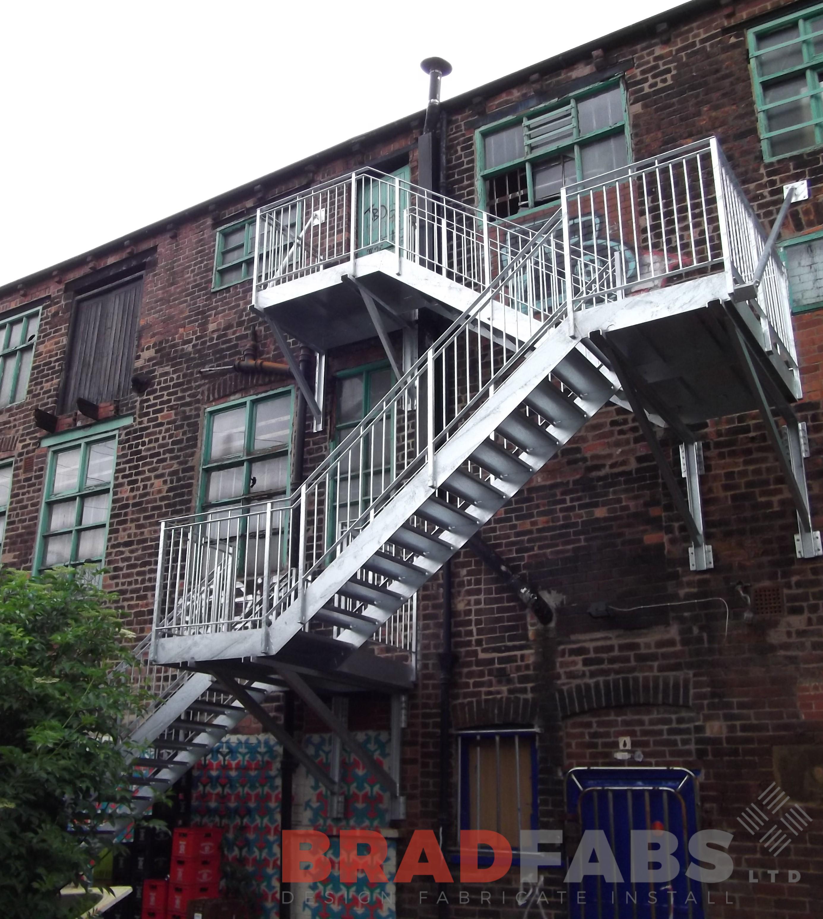 Large Apartment Access Stairs