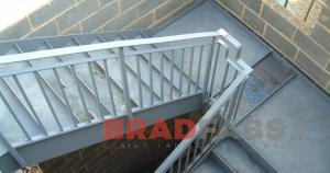 steel fire escape fabricated by Bradfabs in bradford