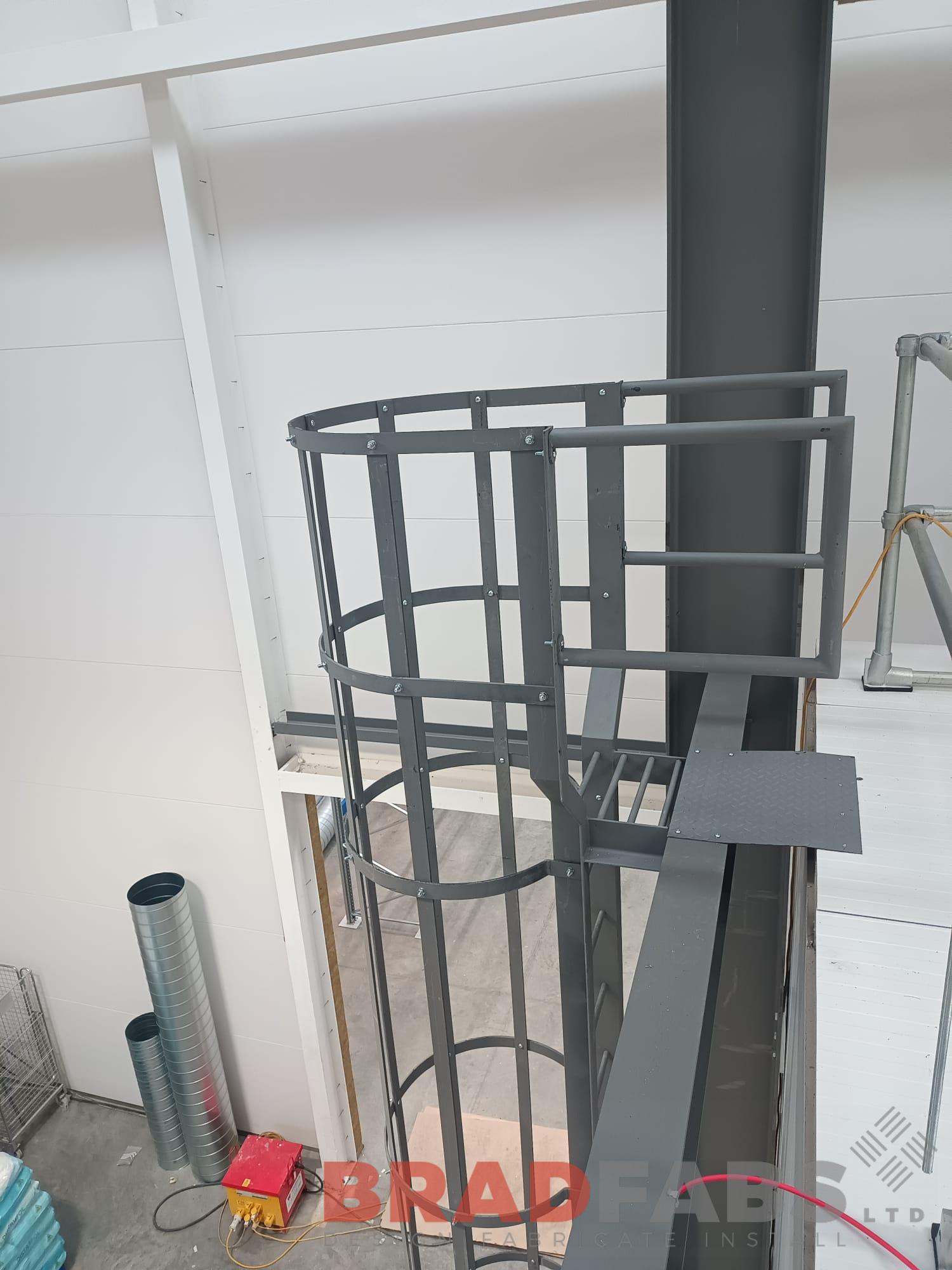 Bradfabs, cat ladder, internal cat ladder, multiple cat ladders, steel ladders 