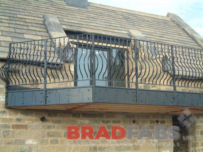 Steel Balcony made by BRADFABS in West Yorkshire