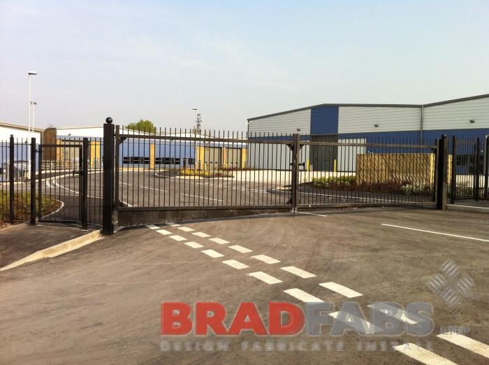 Industrial gates, security gates, school gates, gate security, gates, bespoke gate, gate manufacturers, fitted gates, supplied gates