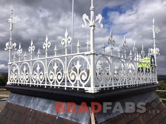 School Decorative Terret Railings by Bradfabs