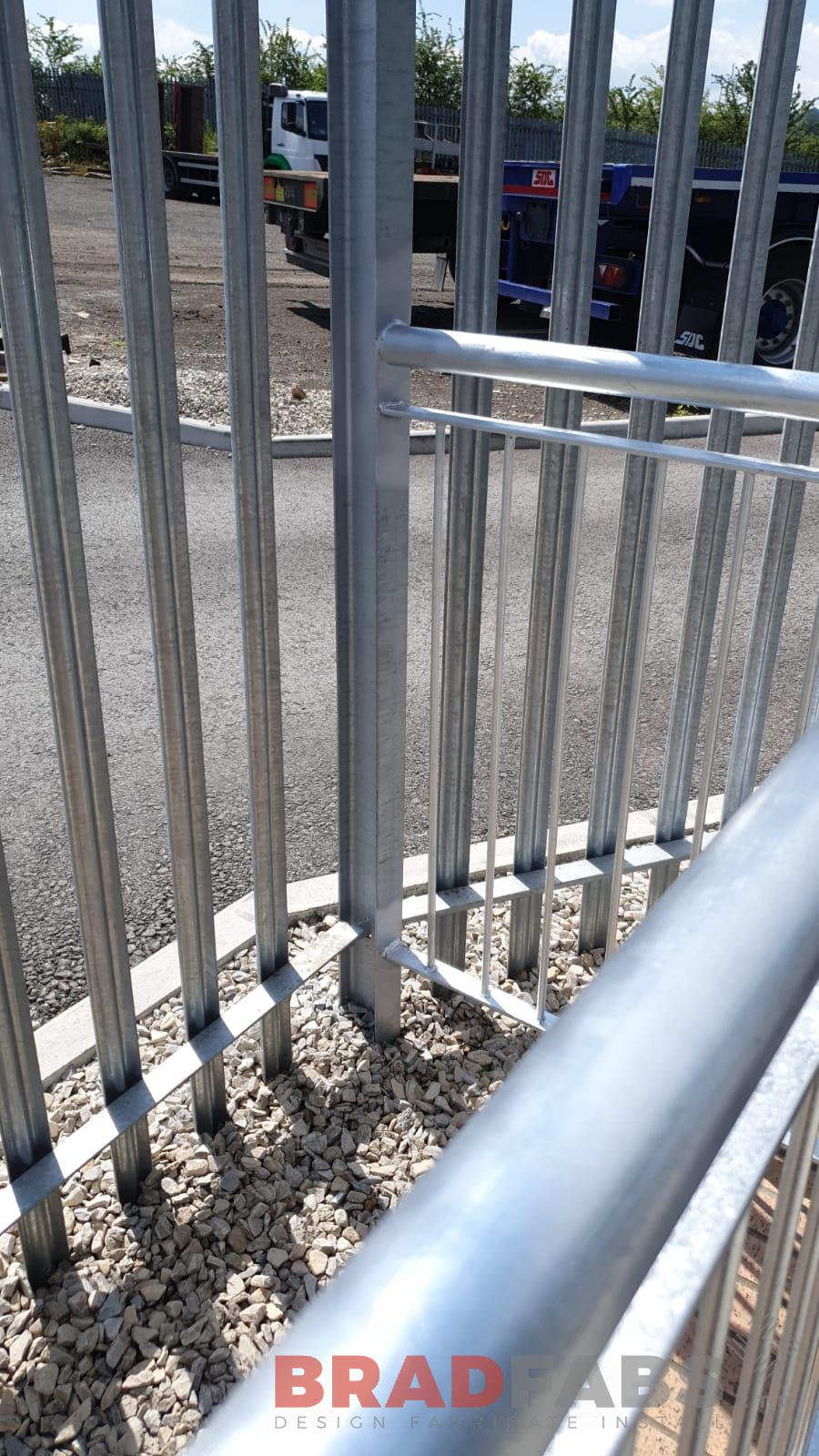 Bespoke mild steel railings for a local brewery with by Bradfabs Ltd  