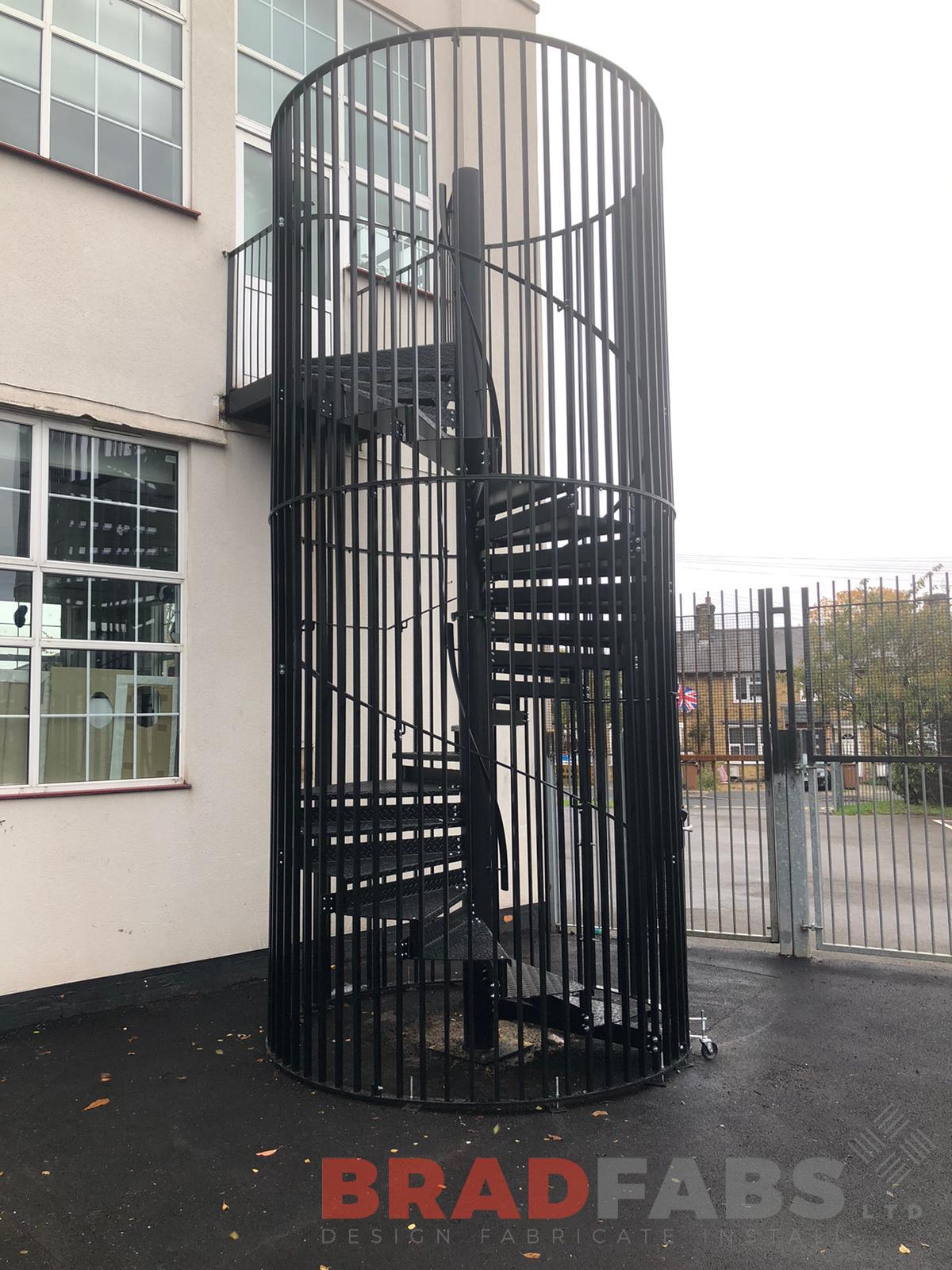 Spiral Staircase in Carshalton by Bradfabs