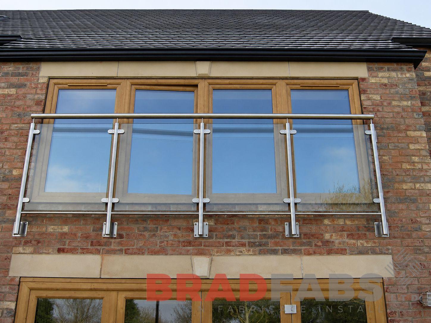Steel and glass balconette installed in south yorkshire