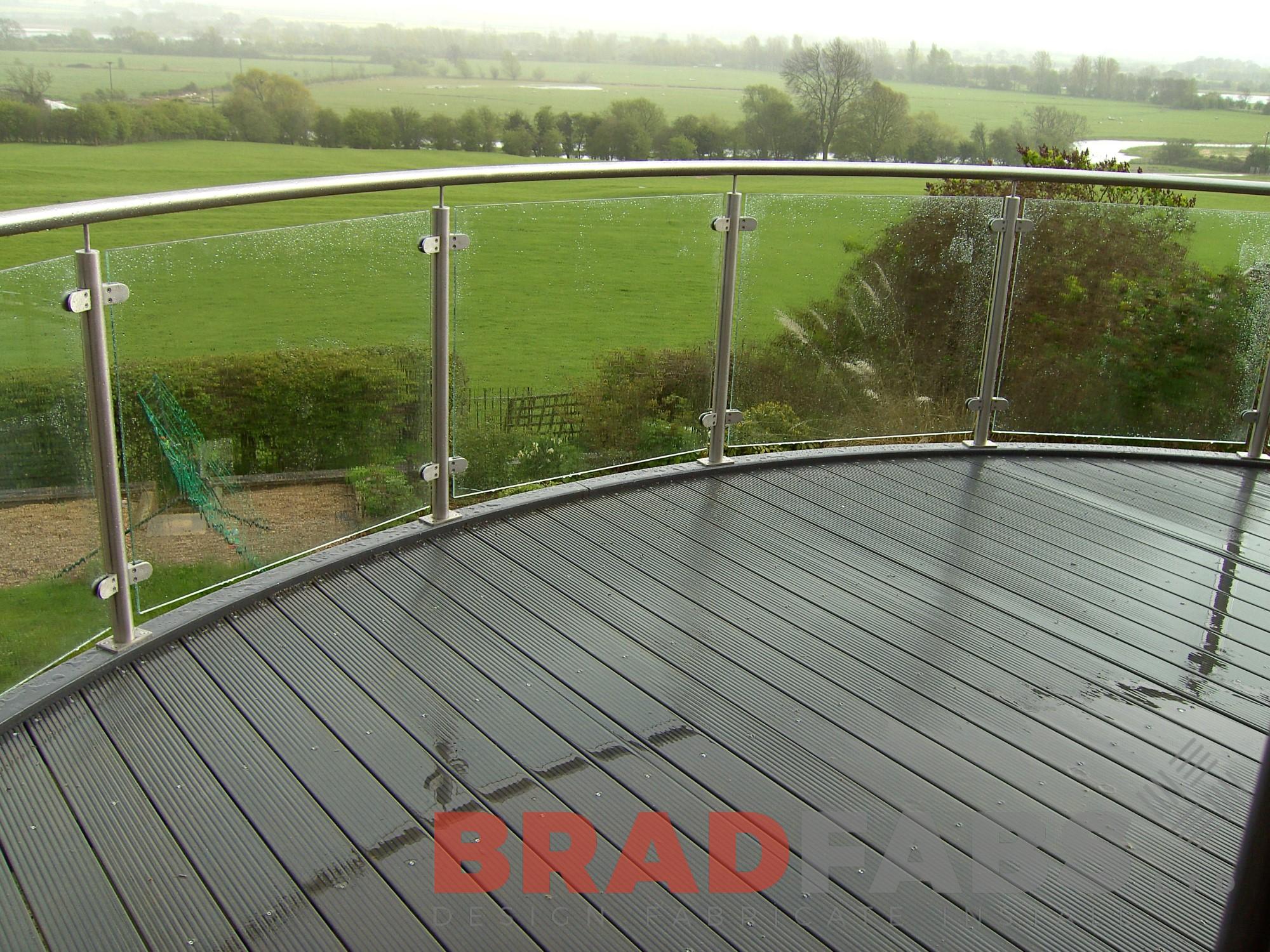 Decking Glass Balustrade