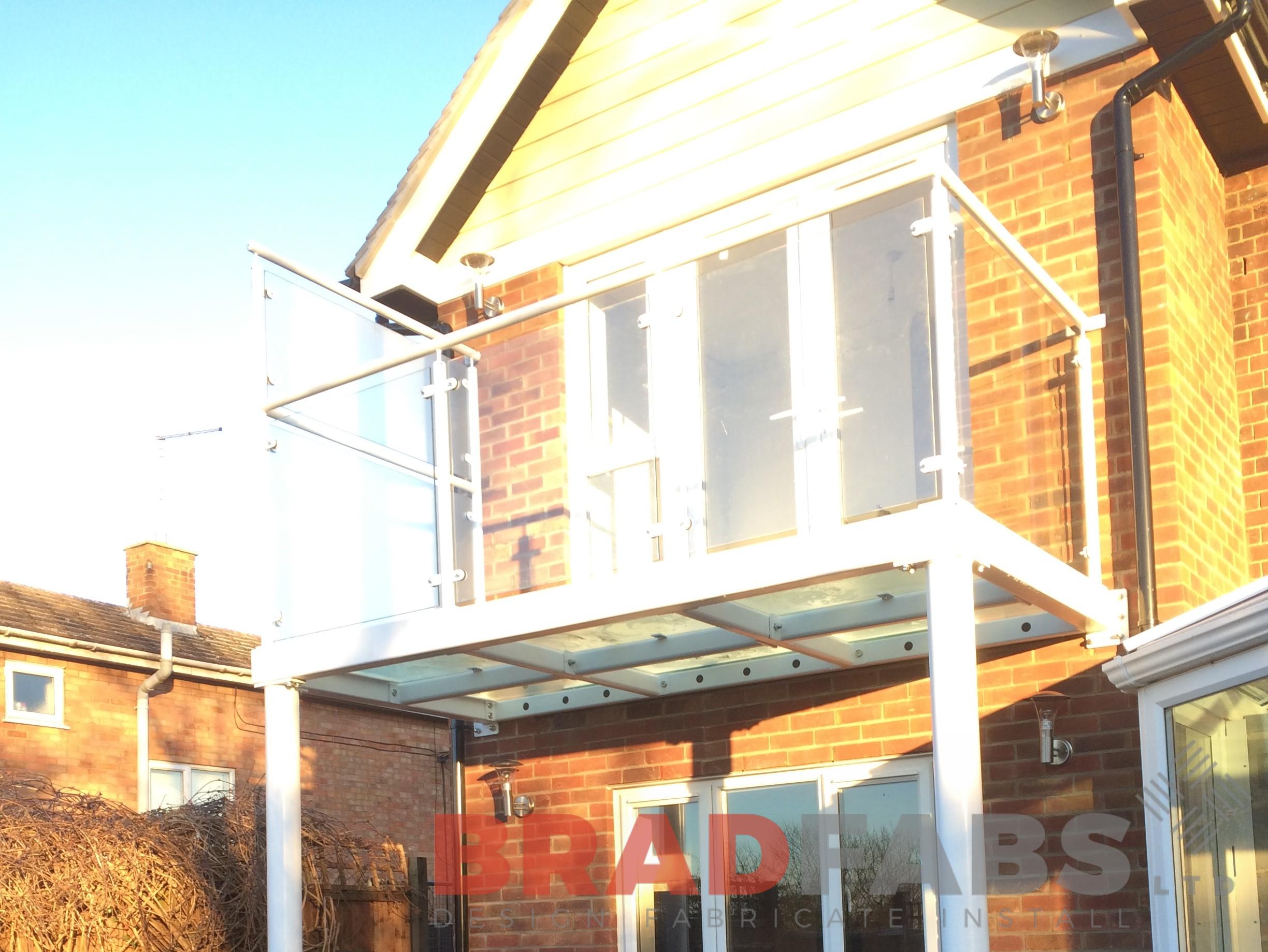 Balcony for views onto the garden