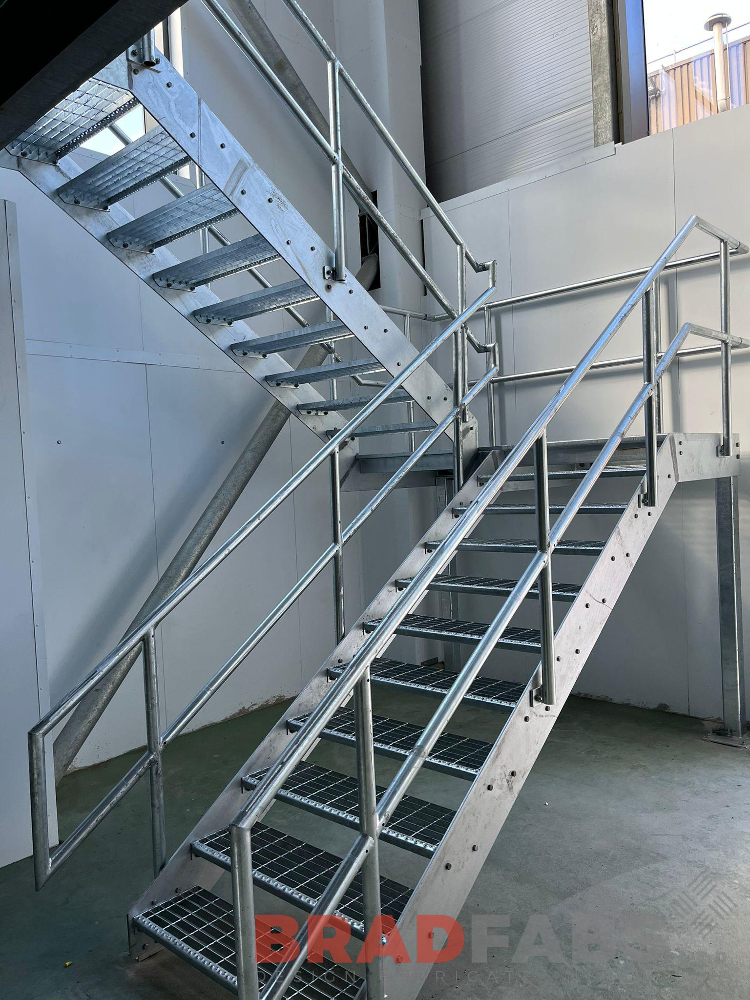 Steel Fabricators of Balconies, Staircases. External Steel Staircase