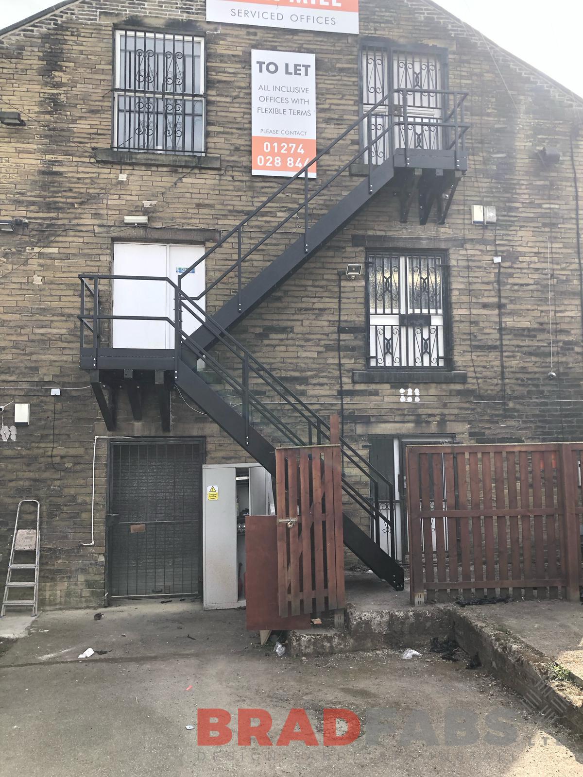 Custom made fire escape by Bradfabs