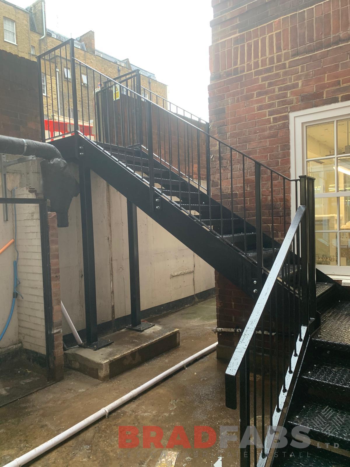 Fire Escape Staircase in London by Bradfabs