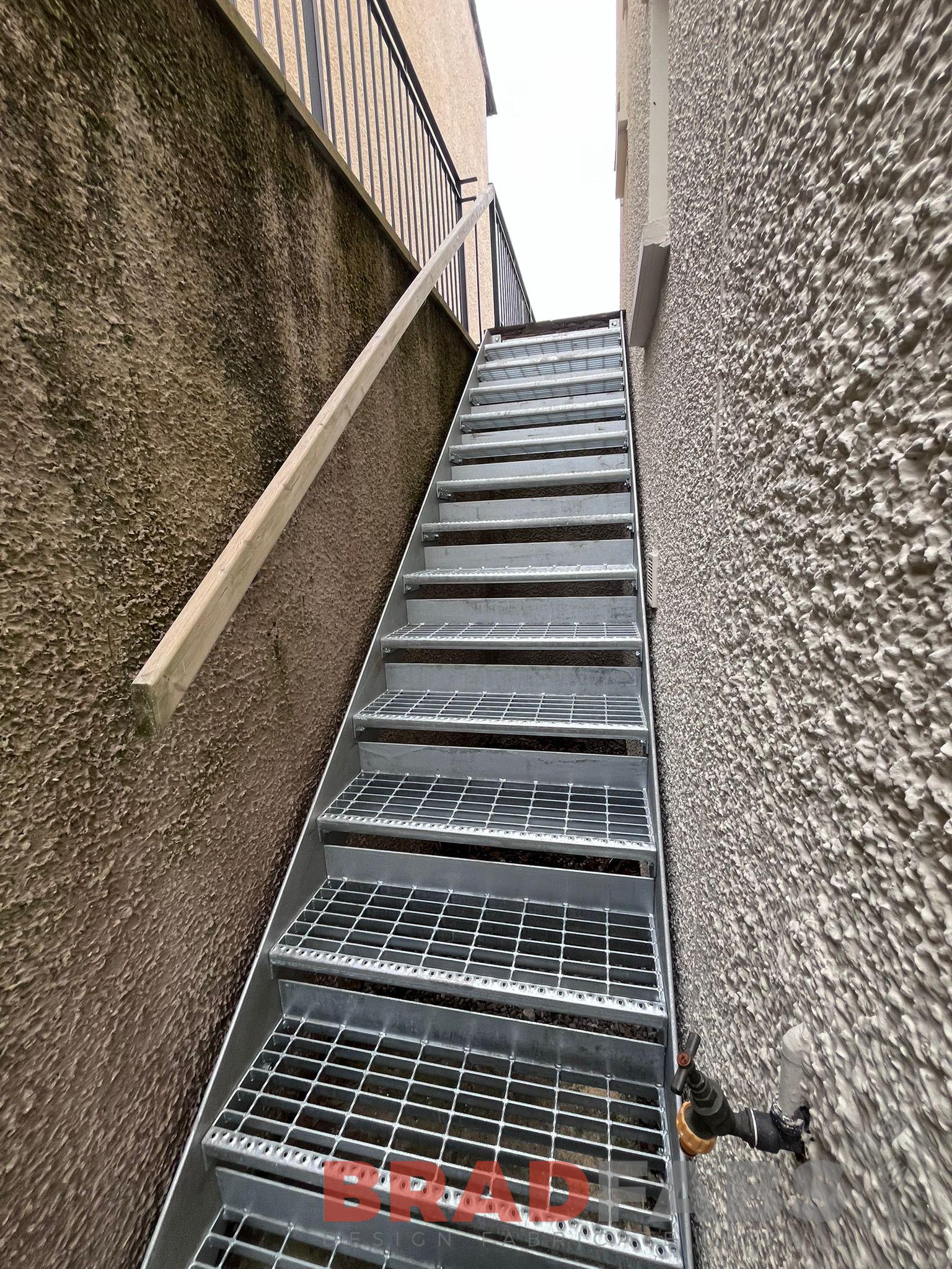 Garden access staircase in Kirkby Lonsdale