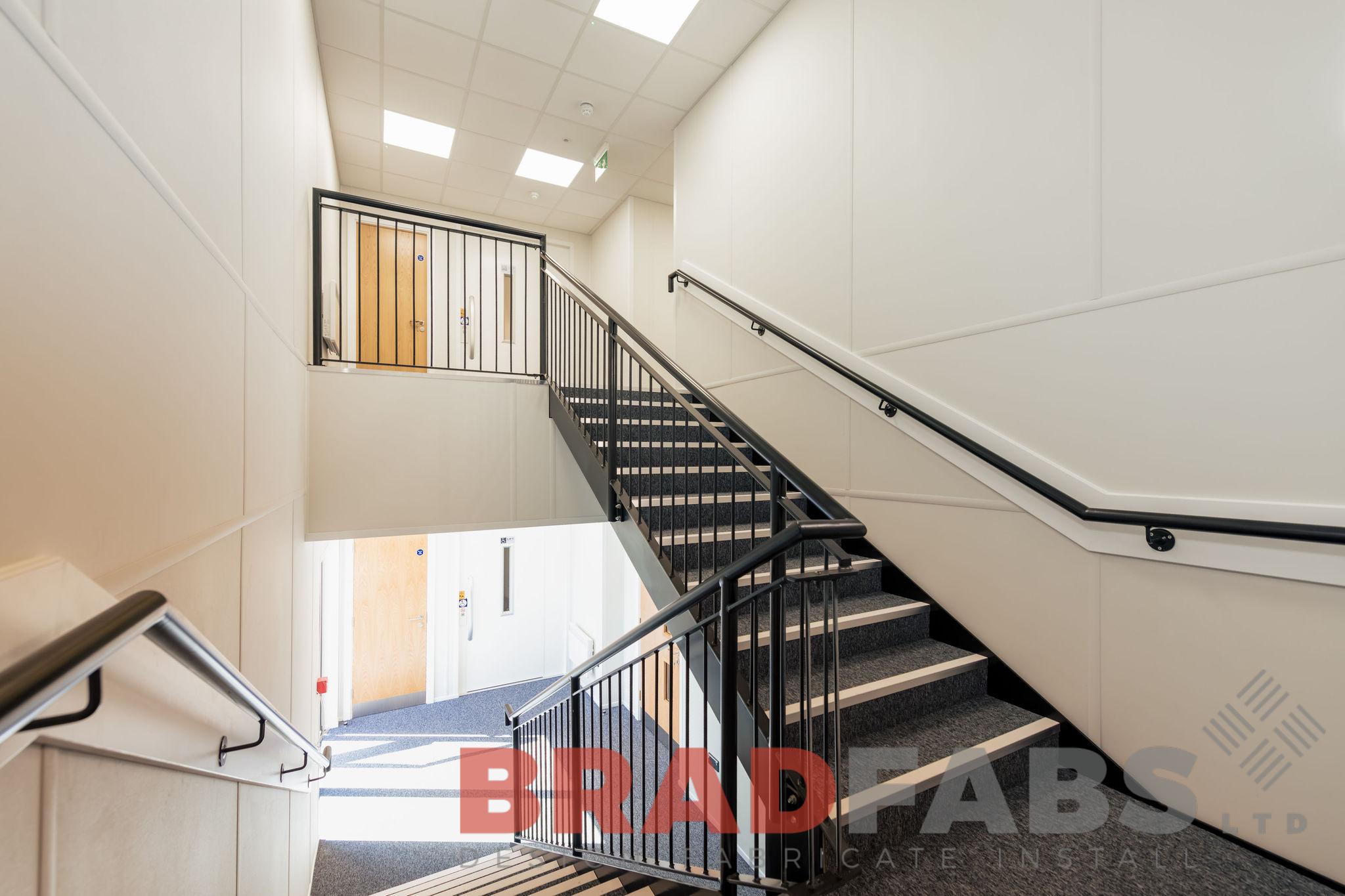 Commercial Internal Staircase Stevenage| Lister Hospital | Bradfabs