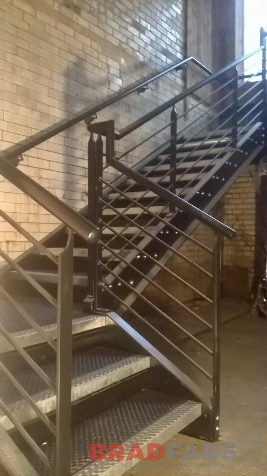 Industrial steel staircase in Bradford