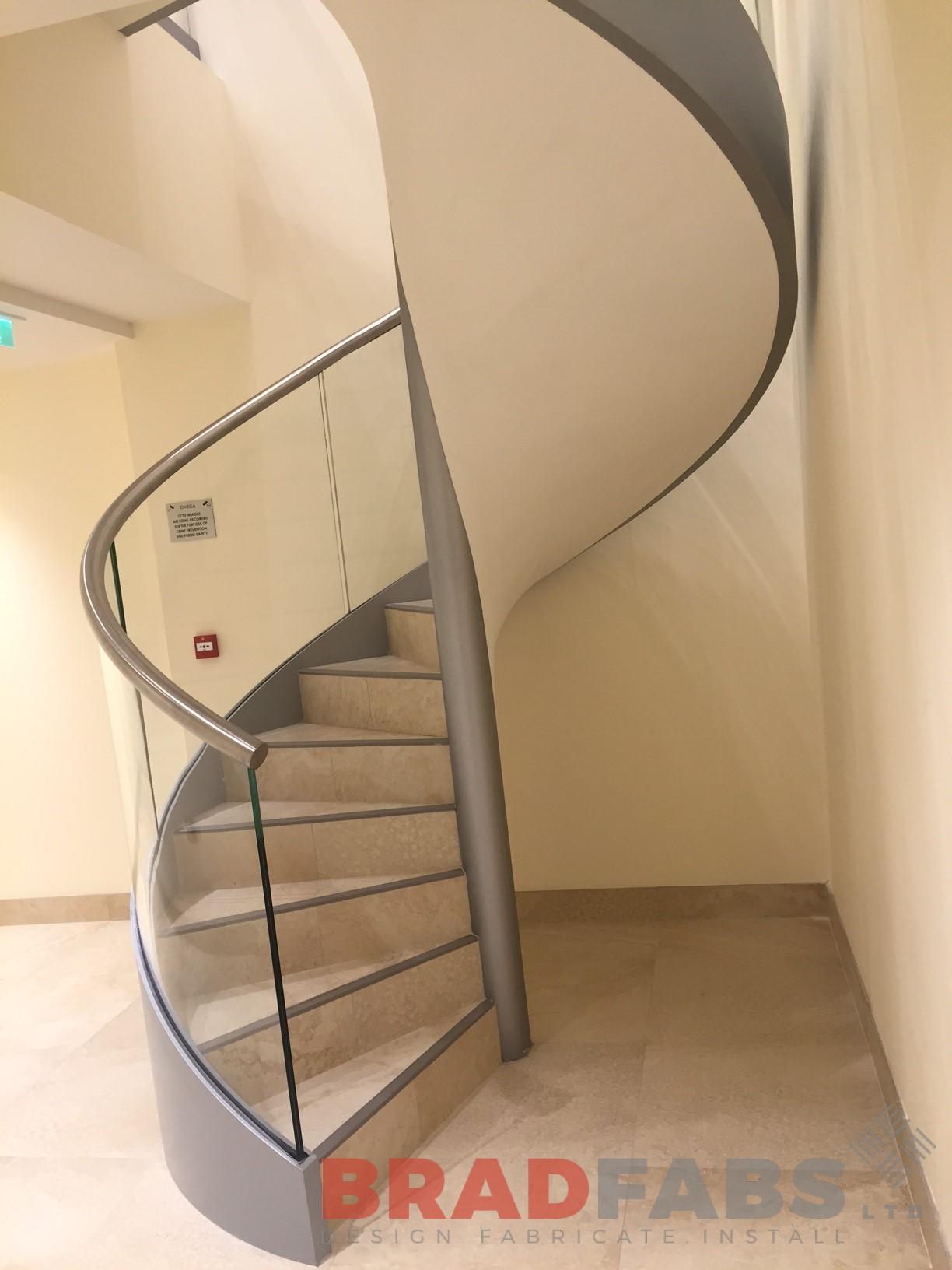 Spiral staircase beautifully design for Bond Street, London