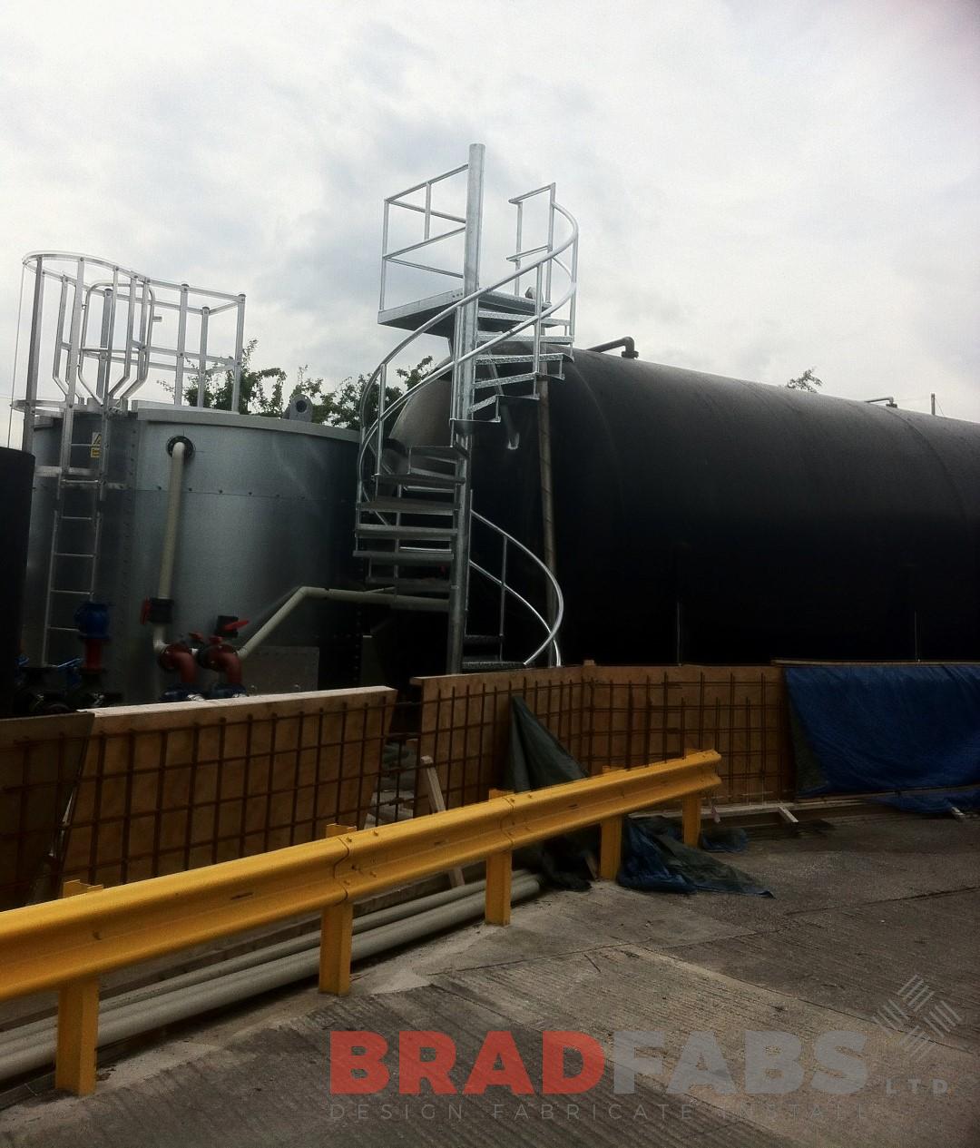 Emergency spiral stairs installed in Pontefract