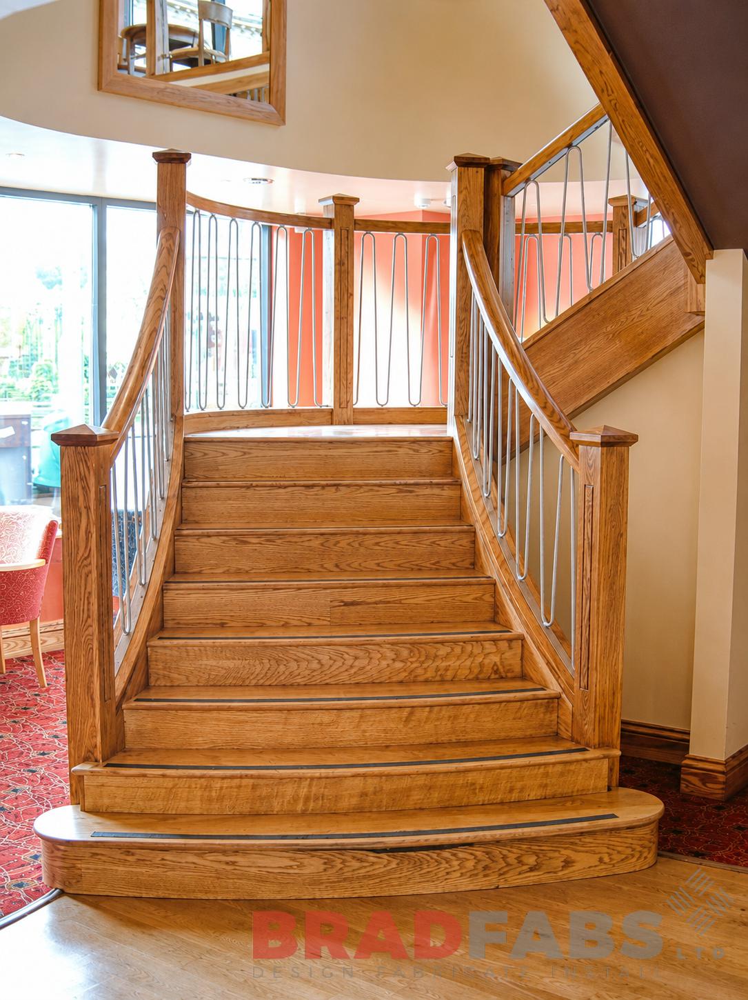 helix stairs mild steel manufactured by bradfabs