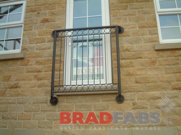 steel balconettes fabricated in bradford, juliet balcony fitted in apartments in west yorkshire